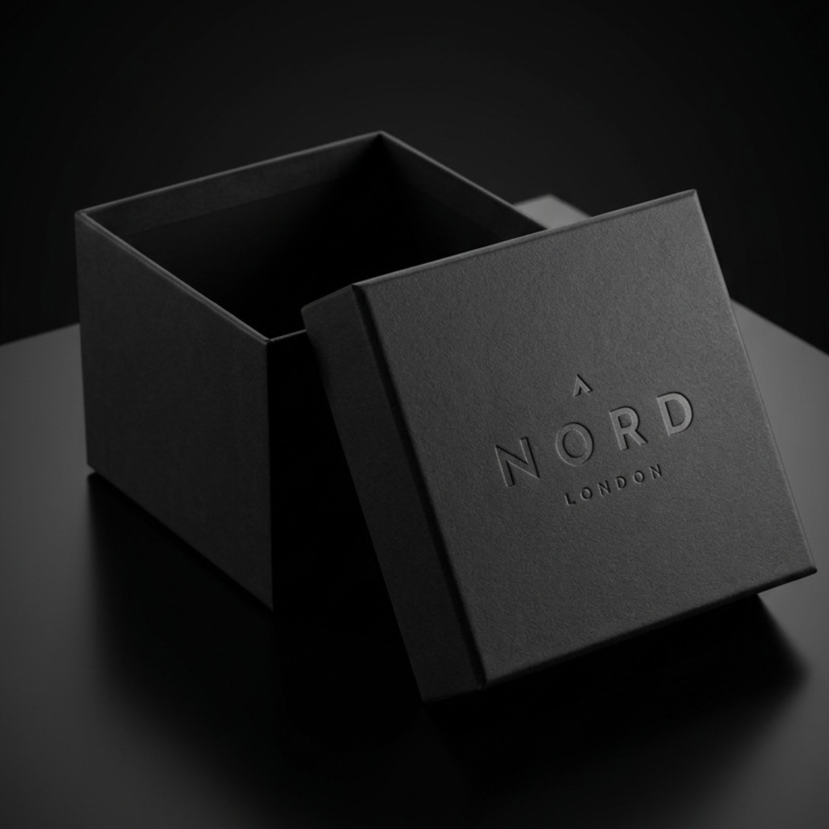 The Auriga - 6mm Brushed Black Tungsten Ring with Dropped Edge Ring